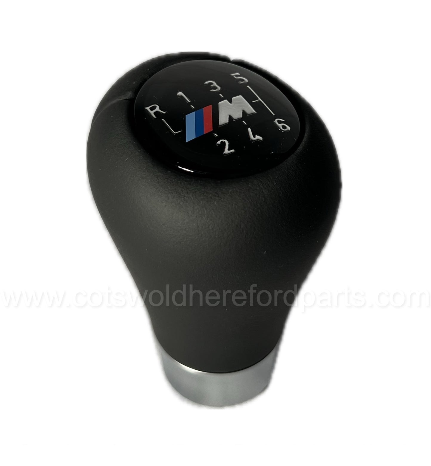 Genuine BMW M Sport 6-Speed Leather Gear Stick Knob Black 25117896886