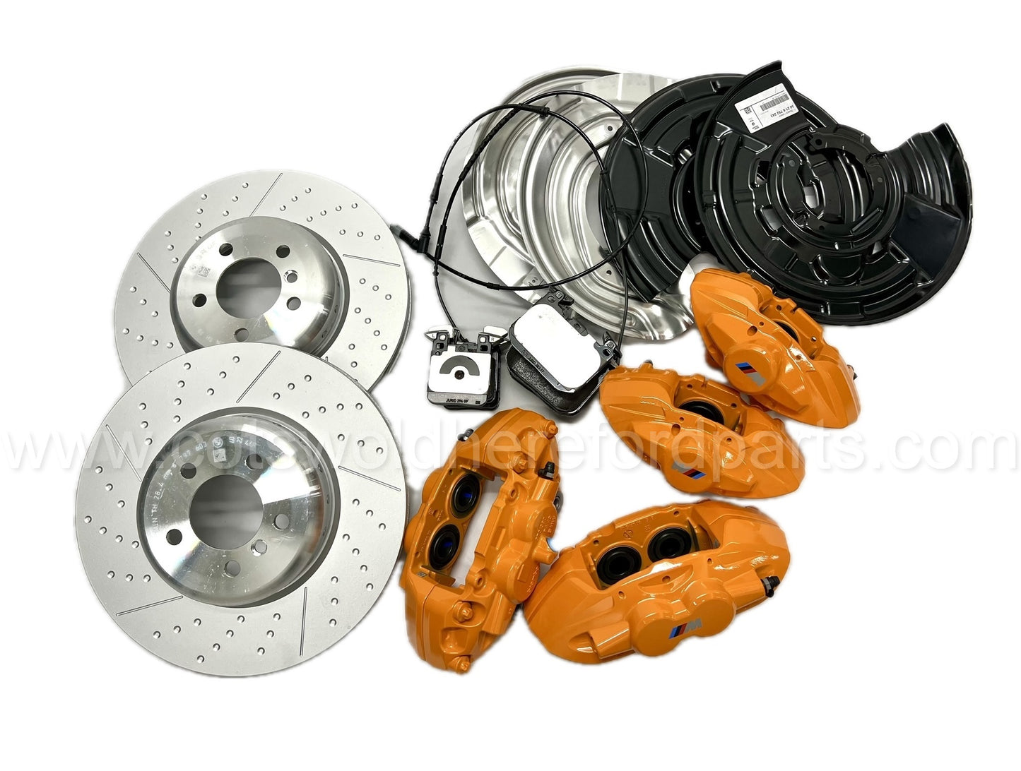 Genuine BMW M Performance F20 M140 F30 F32 Brake Retrofit Kit Orange 34112450470