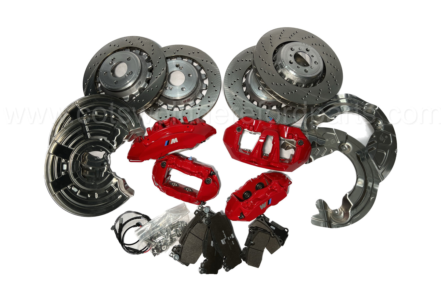 Genuine BMW M2 F87 M Sport Brake System Retrofit Kit 6 pot calipers 34112462268