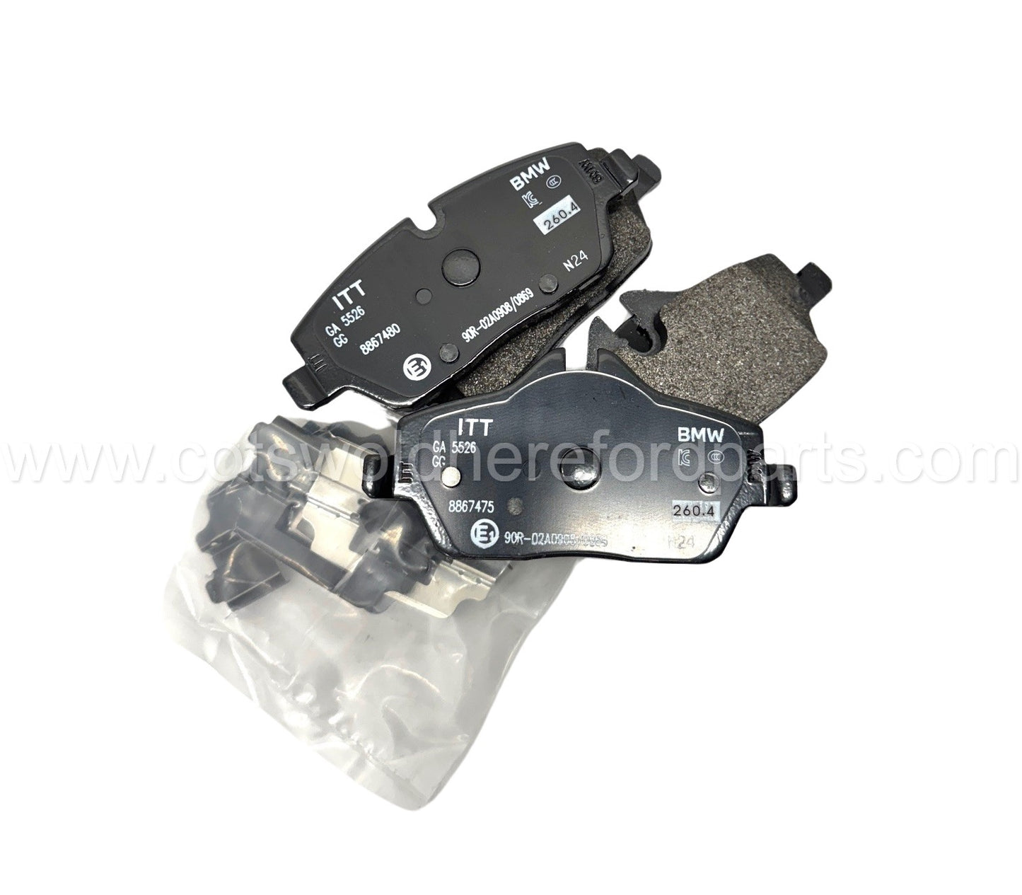 Genuine BMW MINI Front E87 F55 Brake Pad Set 34118867474