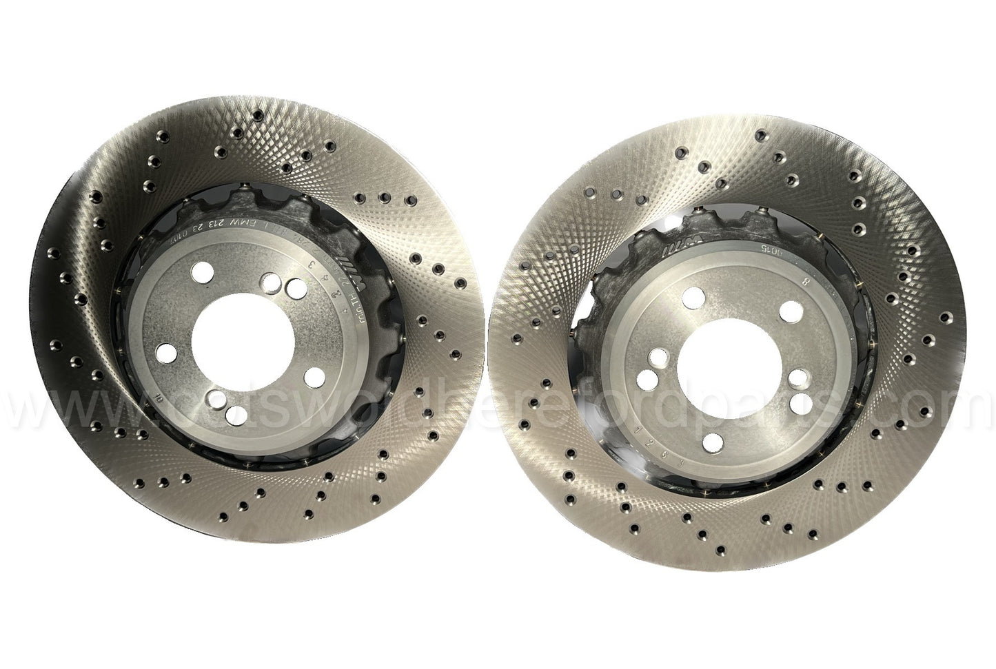 Genuine BMW F80 F82 F87 Rear 370x24 Ventilated Brake Discs (M2, M2 Competition, M3 & M4) 34207889667 & 34207889668