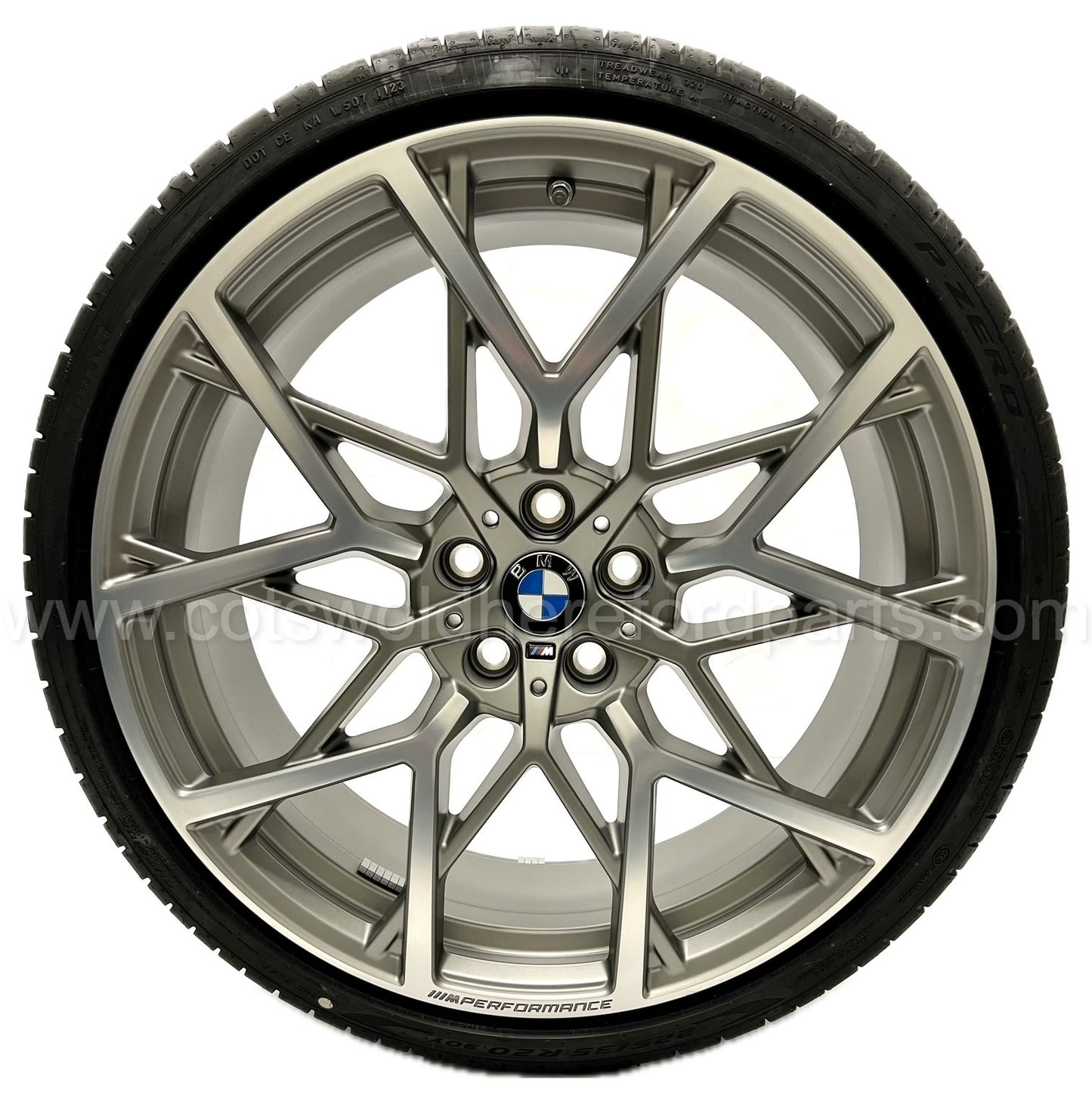 BMW Genuine G20 G22 Wheel & Tyre Set 795M Grey M Performance 36112459546