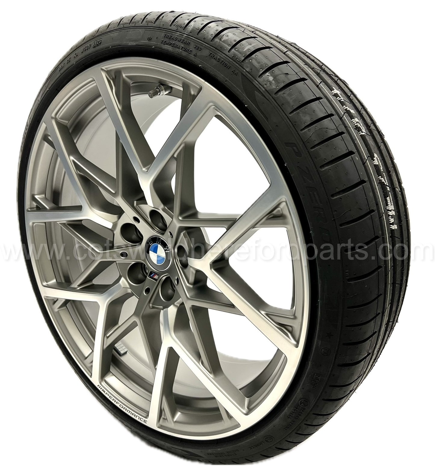 BMW Genuine G20 G22 Wheel & Tyre Set 795M Grey M Performance 36112459546