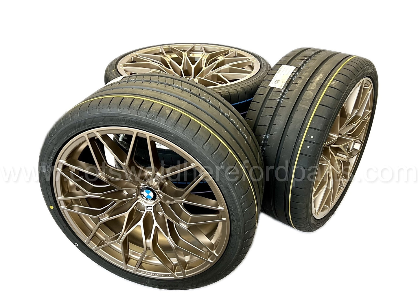BMW Genuine G80 G82 G87 M2 M3 M4 Wheel Set 1000M Gold M Performance 36115B758A4