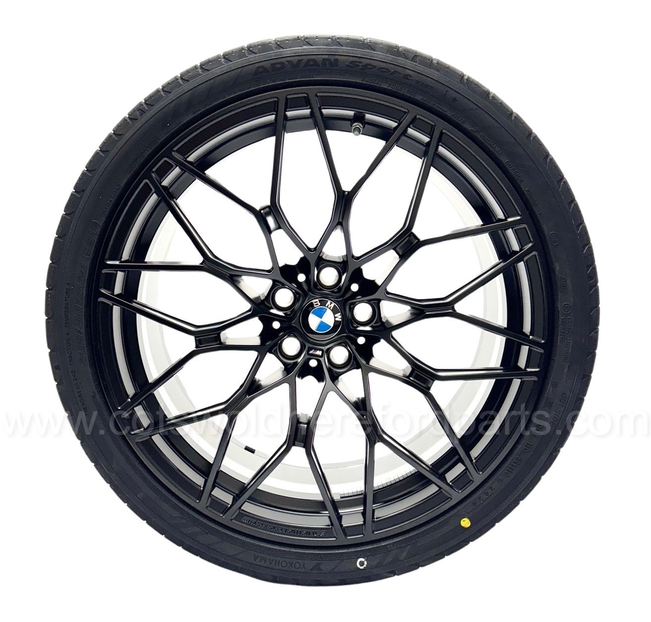 BMW Genuine G80 G82 M3 M4 Wheel & Tyre Set 1000M Black M Performance 36115A075C2