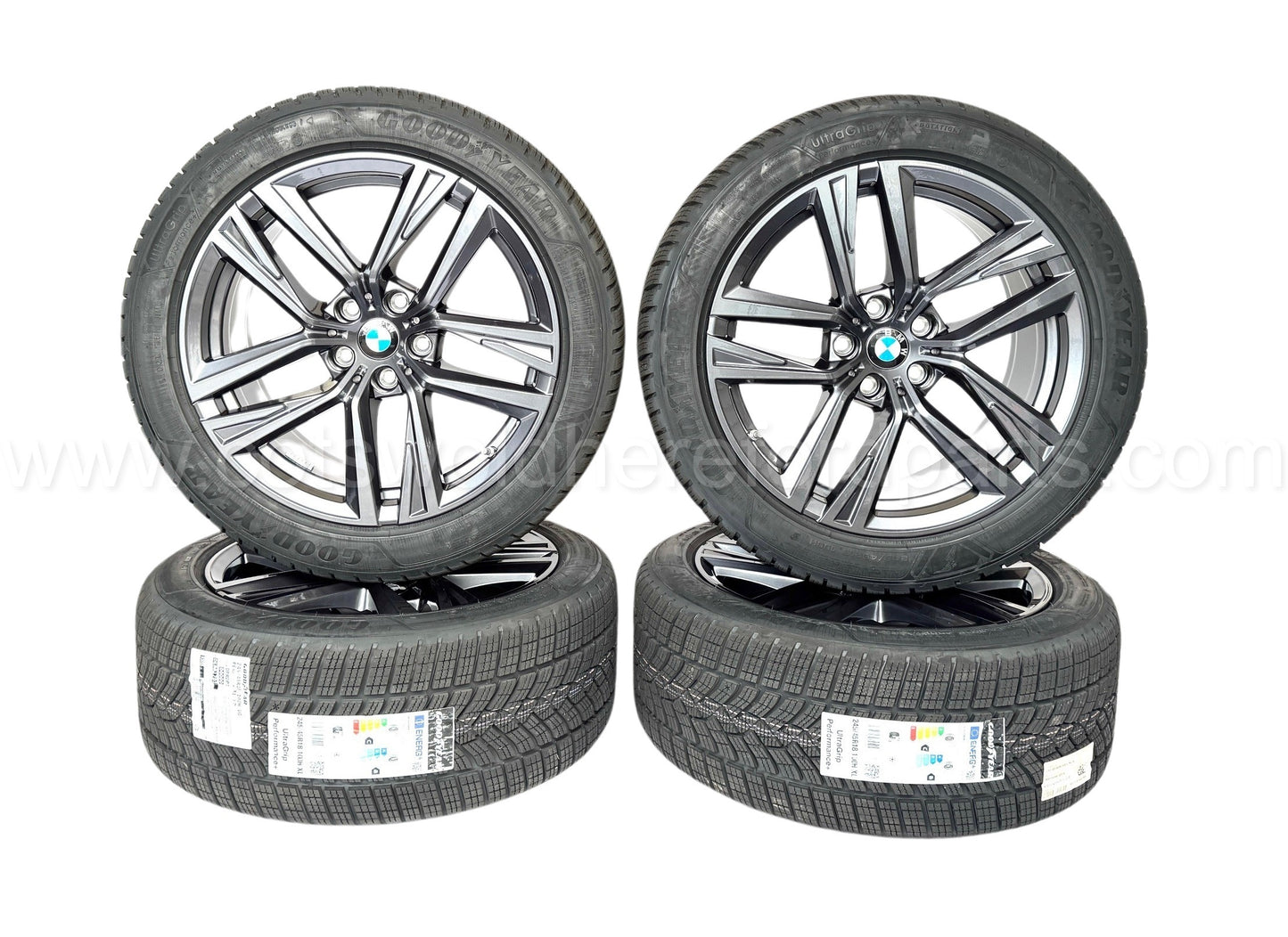 Genuine BMW G26 4 series i4 853 Winter Wheel & Tyre Set 18" Goodyear 36115A45E02