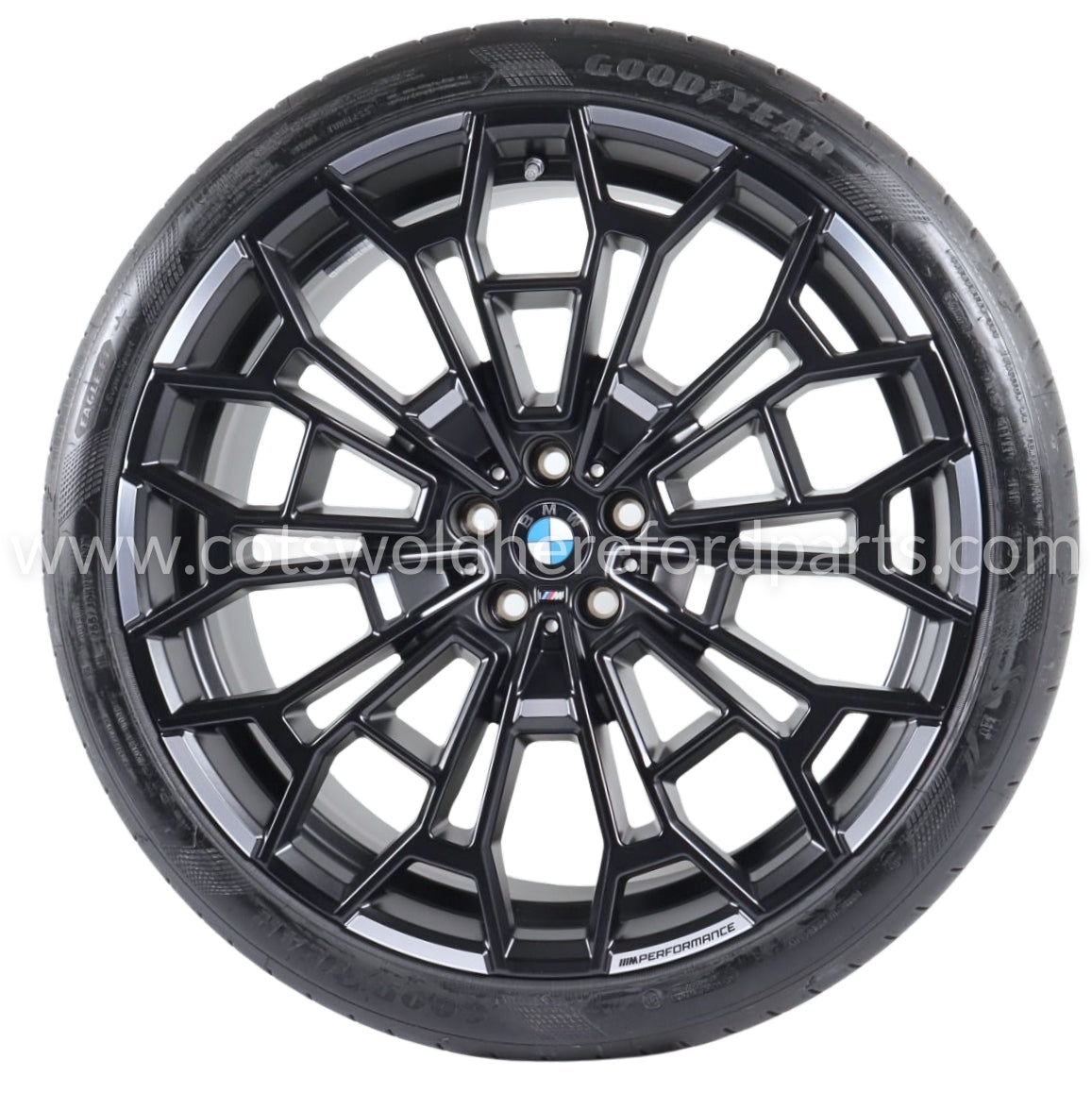BMW Genuine 22" M Performance Y-Spoke 1134M Alloy Wheels G45 G70 36115B4DA56