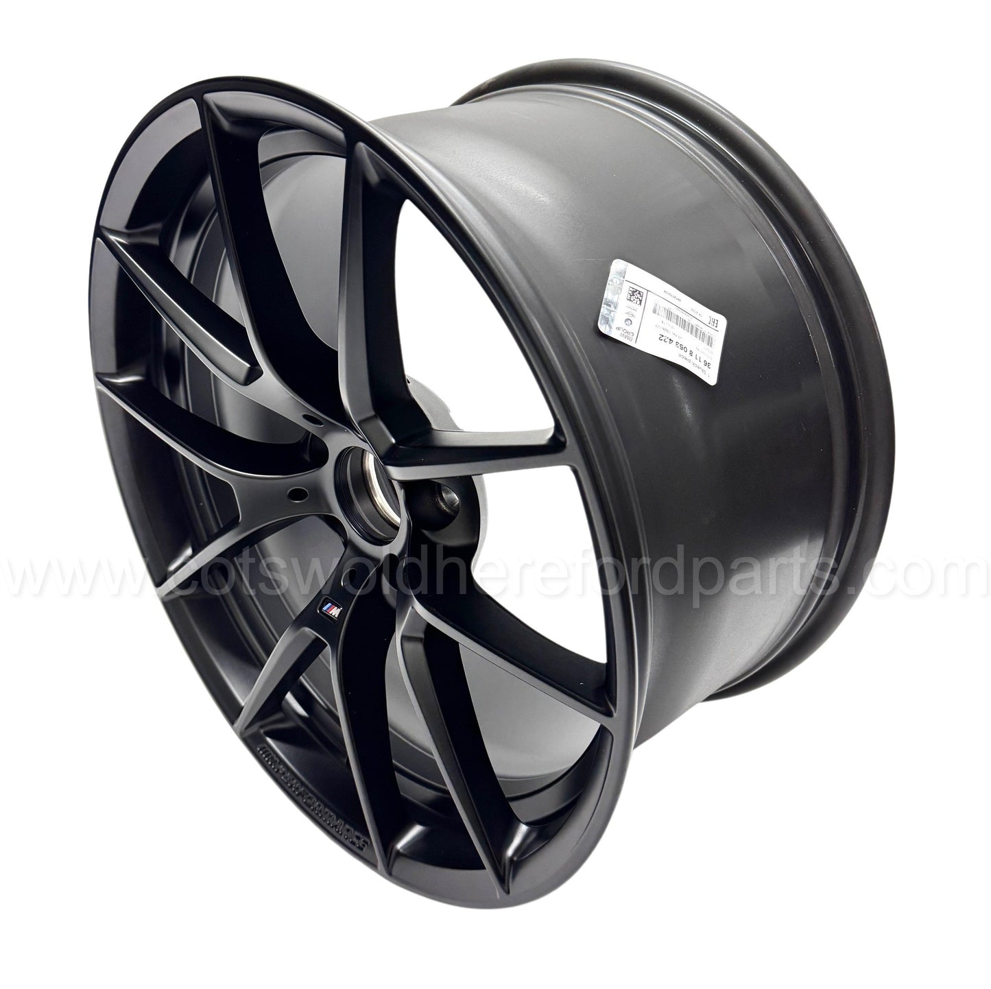 Genuine BMW F87 M Performance Matte Black 19" Y-spoke 763M Wheels 36118053421 / 422