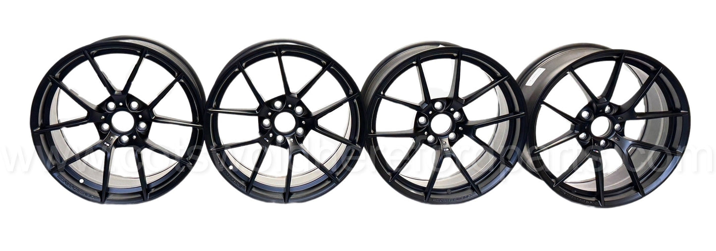 Genuine BMW F87 M Performance Matte Black 19" Y-spoke 763M Wheels 36118053421 / 422