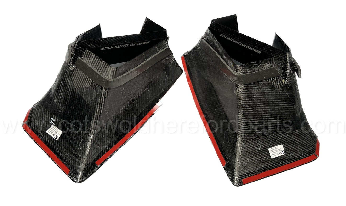 Genuine BMW G87 M2 Carbon Front Air Inlets Pair 51115A44F42 /F43