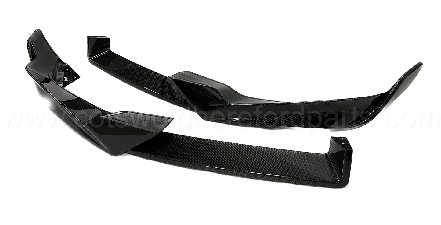 Genuine BMW G05 X5 LCI Carbon M Performance Front Lower Splitter 51115B31407 / 8