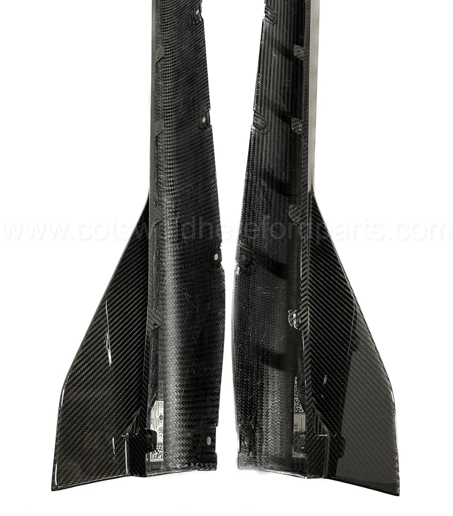 BMW Genuine M Performance Side Skirt Sills G80 M3 Carbon Pair 51192473040/041