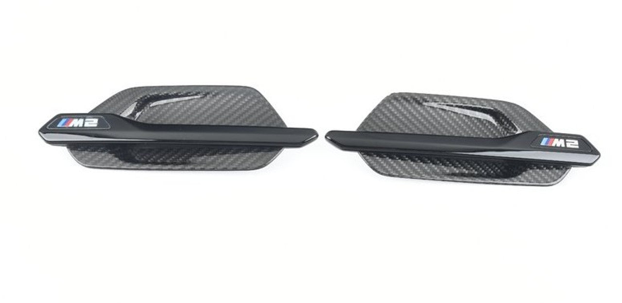 Genuine BMW F87 M2 M Performance Carbon Side Grille Air Breathers 51712453942/3