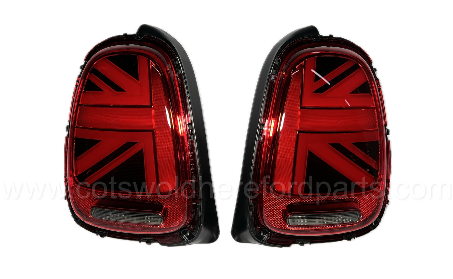 Genuine MINI F55 F56 F57 PAIR Union Jack UK LED Tail Lights 63132462095