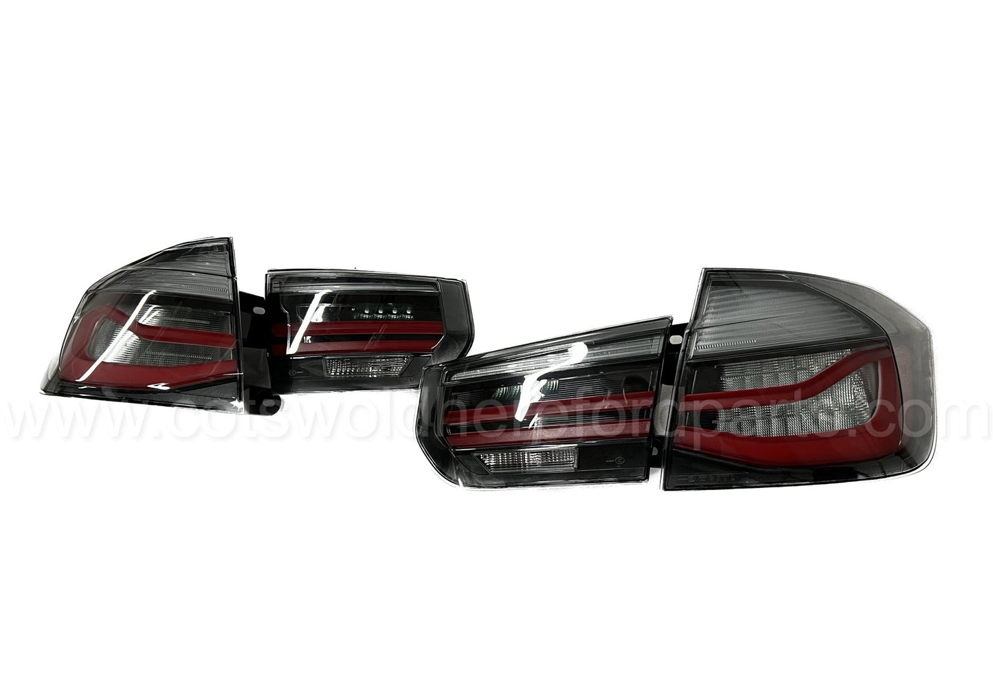 Genuine BMW M Performance Black Rear Lights 3 Series F30 M3 F80 63212450105