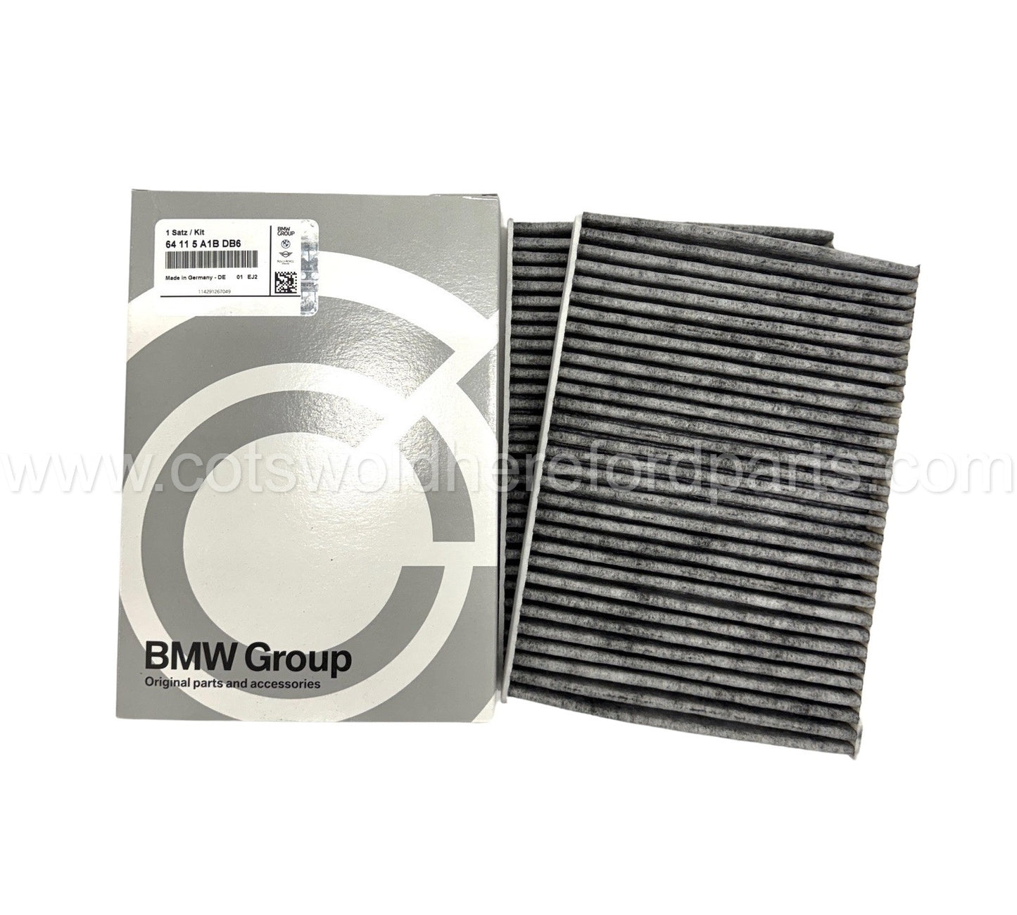 Genuine BMW Cabin Air Filter Set Microfilter Charcoal G30 64115A1BDB6