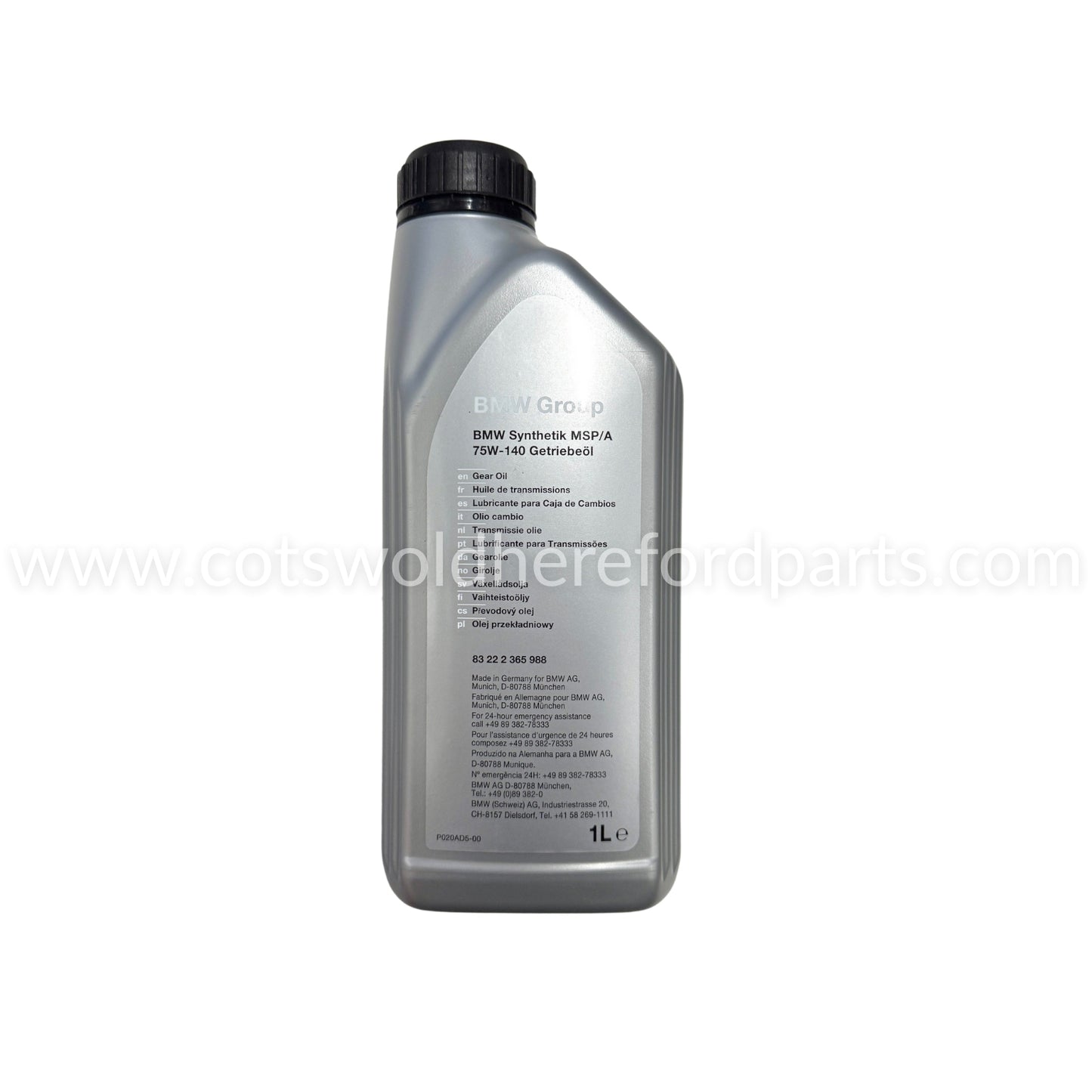 Genuine BMW LSD Differential Oil MSP/A 1L - 83222365988