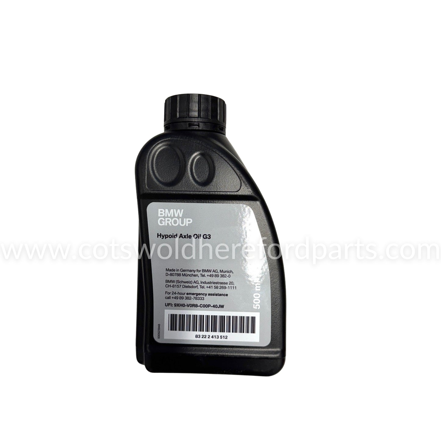 Genuine BMW Differential Fluid Hypoid G3 0.5L 70W-80 83222413512