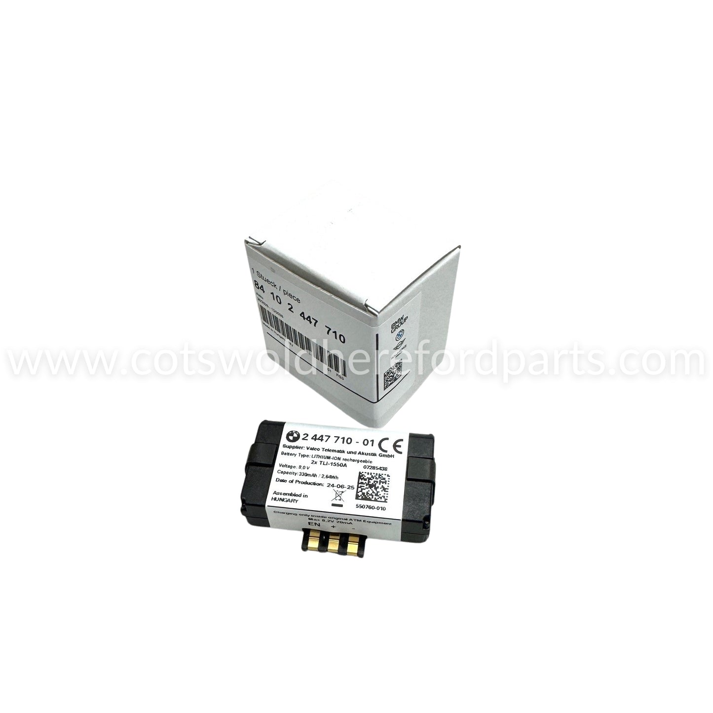 Genuine BMW TCB Telematics Control Unit Module Accumulator Battery 84102447710