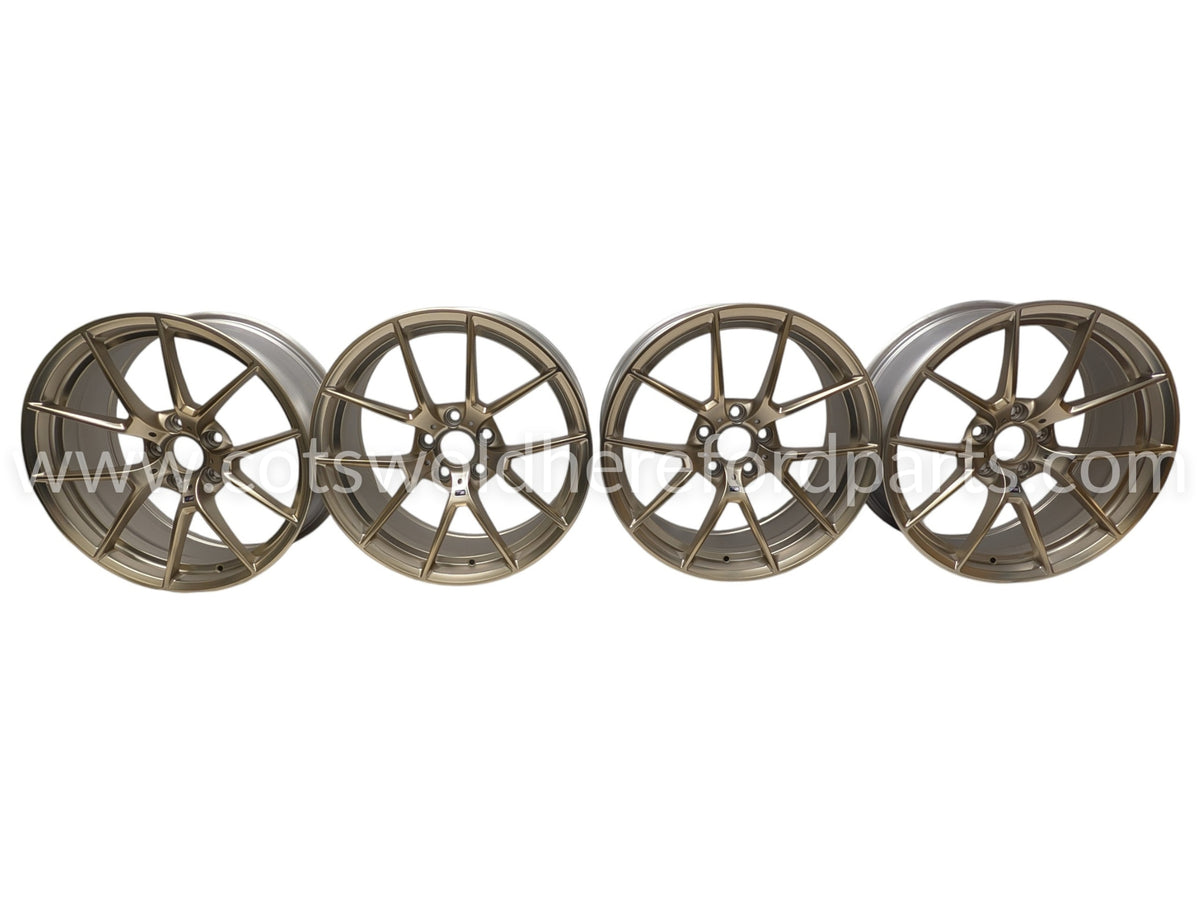 Genuine BMW F87 M2 Frozen Gold Alloy Wheel Set 763M - 36108089343 36108089338