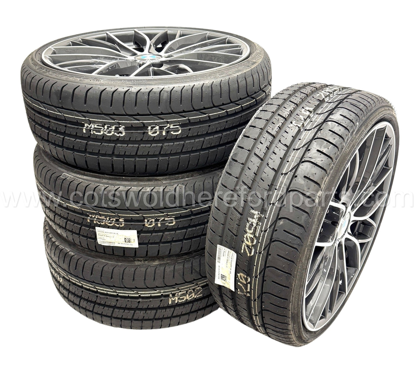 BMW Genuine F20 F22 F23 M Performance 19" Alloy Wheels & Tyres Style 405M 36112287875