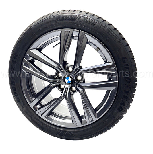 Genuine BMW G26 4 series i4 853 Winter Wheel & Tyre Set 18" Goodyear 36115A45E02