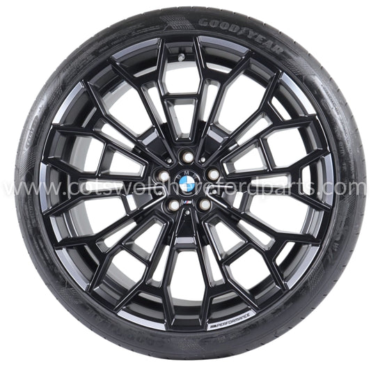 BMW Genuine 22" M Performance Y-Spoke 1134M Alloy Wheels G45 G70 36115B4DA56