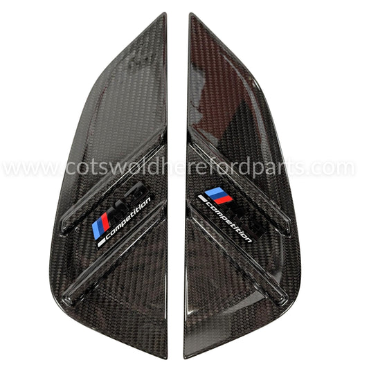 Genuine BMW M3 Competition G80 G81 M Performance Carbon Fibre Side Grilles 51132469621 / 620
