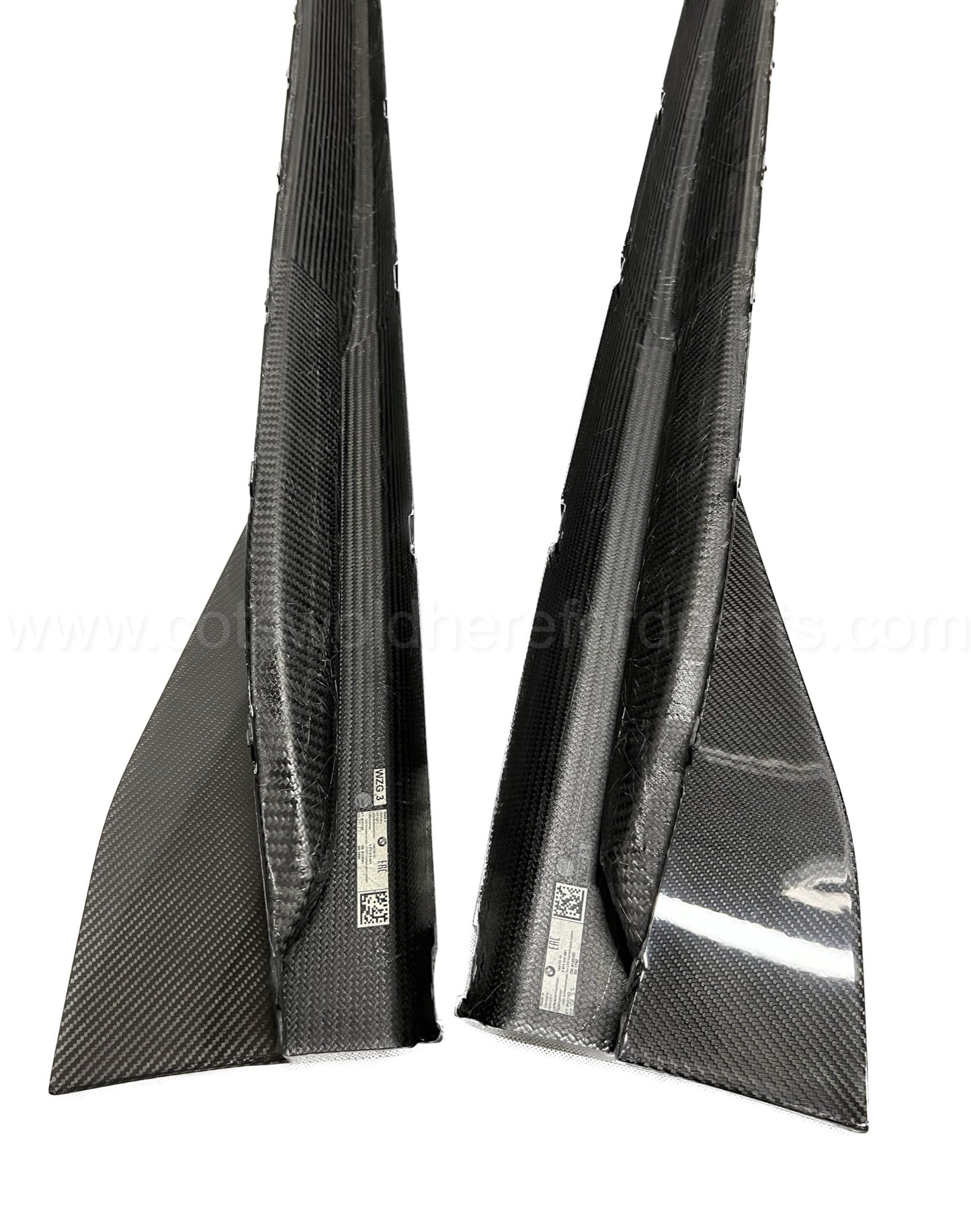 BMW Genuine M Performance Side Skirt Sills G82 M4 Carbon Pair 51192473414/5