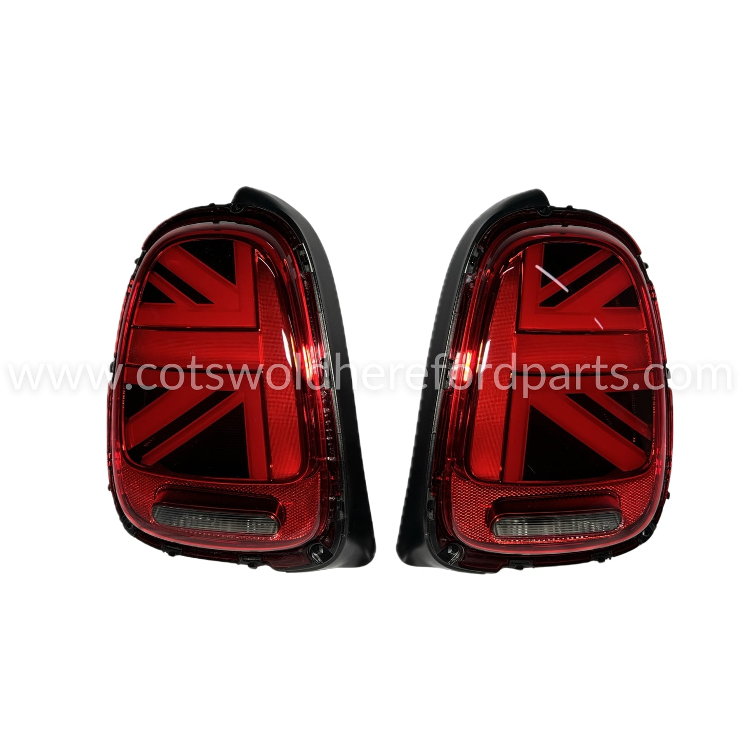 Genuine MINI F55 F56 F57 PAIR Union Jack UK LED Tail Lights 63132462095