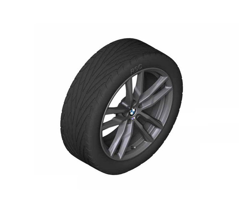 BMW Genuine 19" M Performance M-dbl.spoke 698M Alloy Wheels G01 G02 36115A604C1