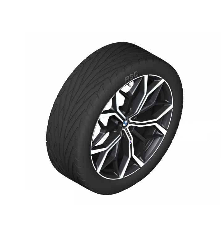 BMW Genuine 22" M Performance Y-Spoke 785M Alloy Wheels G07 X7 LCI 36115A563A1