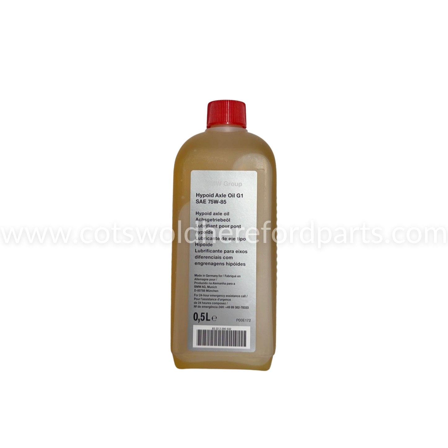 Genuine BMW Differential Fluid Hypoid G1 0.5L 75W-85 - 83222295532