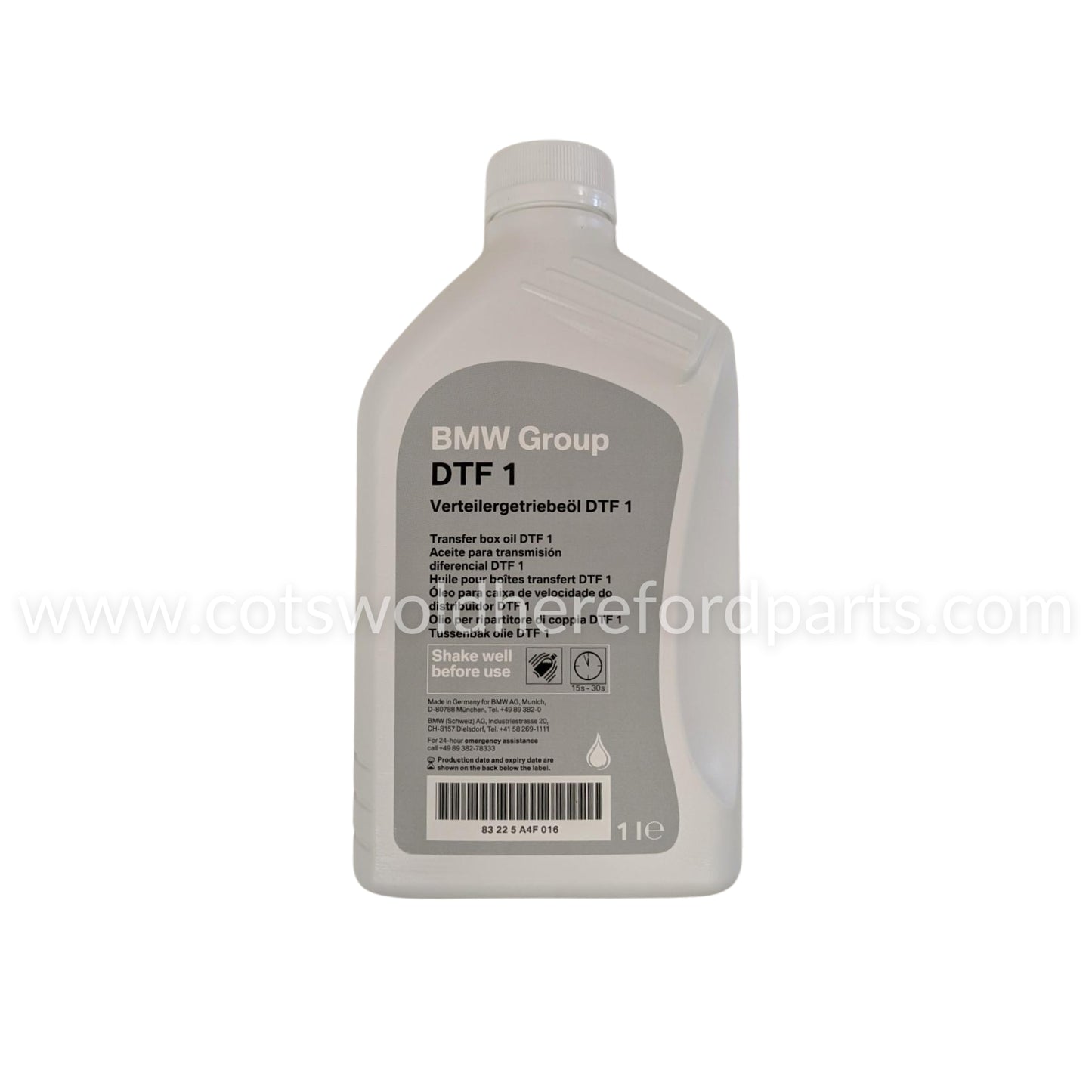 Genuine BMW Transfer Box Oil DTF 1 - 1ltr F20 F22 G42 E90 F30 83225A4F016
