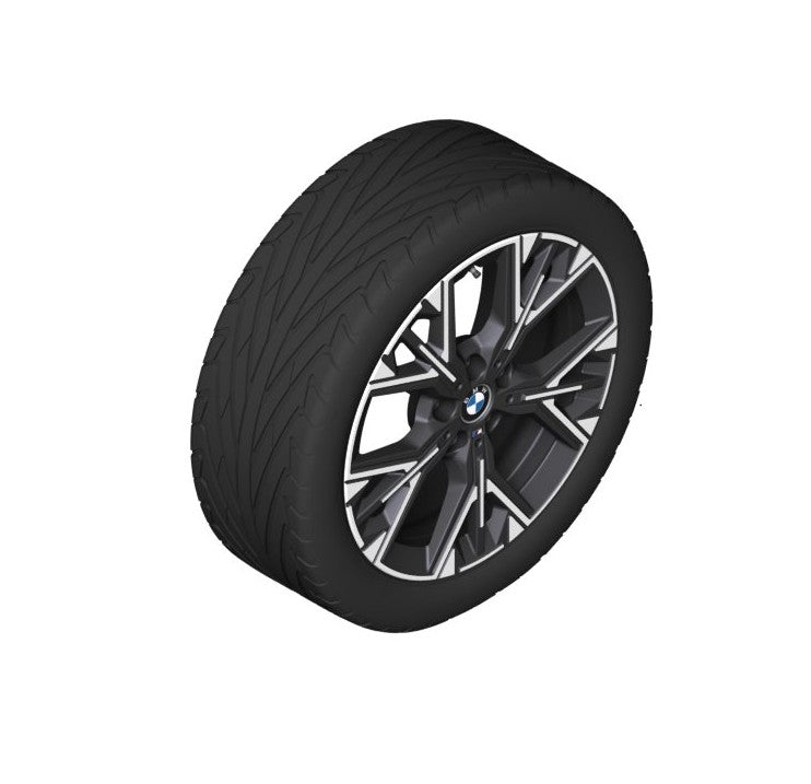 BMW Genuine 18" M Performance Y-Spoke 975M Alloy Wheels F70 F74 36115B5C3D4