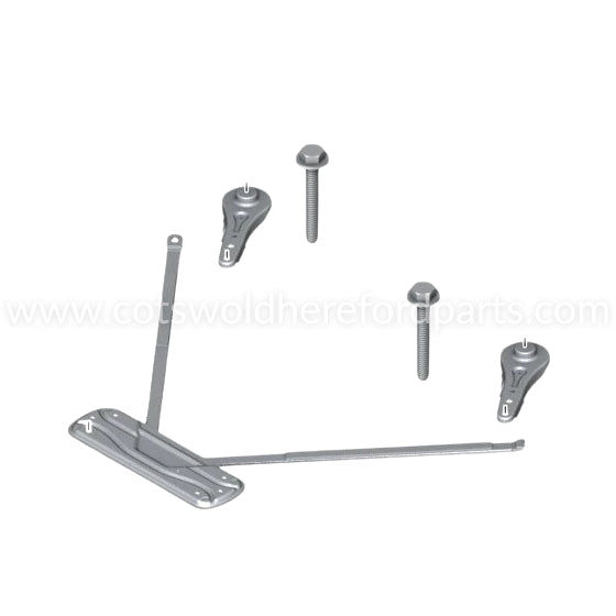 Genuine BMW F20 F21 M140 M135 Rear Under Body Chassis Brace & Fittings 33326895135