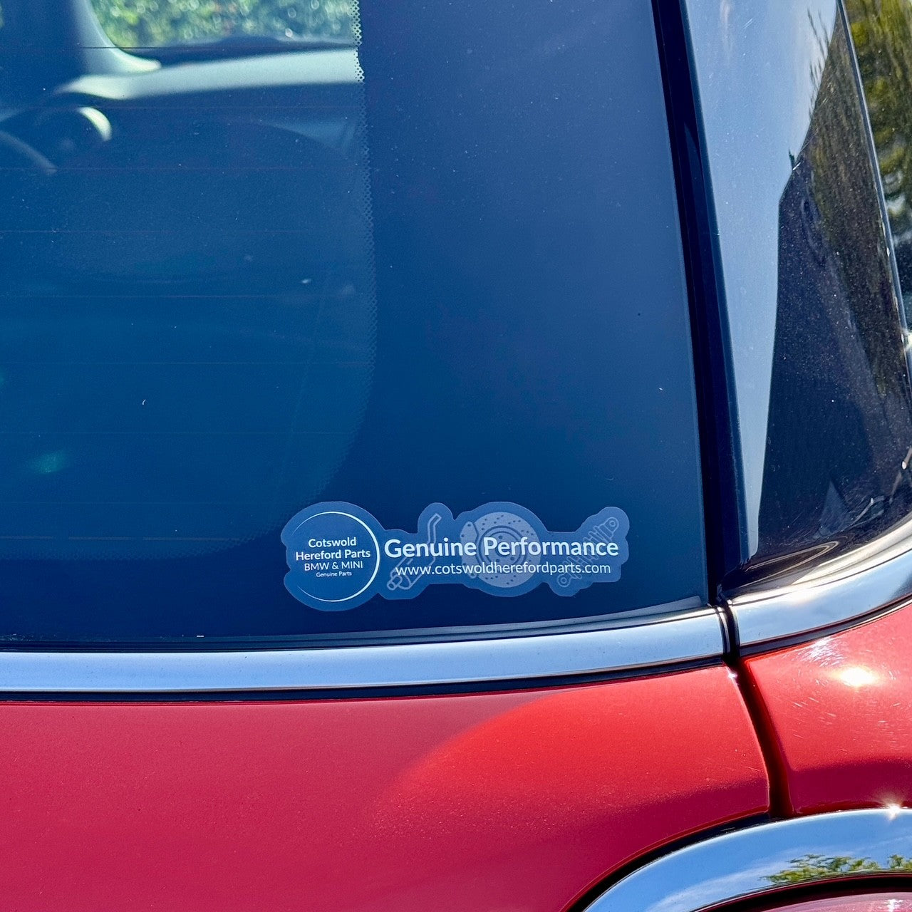 Cotswold Hereford Parts Car Sticker Vinyl Decal