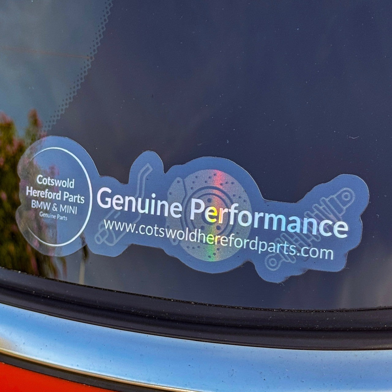 Cotswold Hereford Parts Car Sticker Vinyl Decal